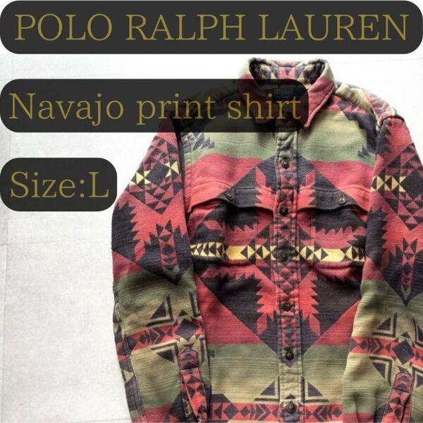 ポロ ラルフ ローレン ナバホシャツ L POLO RALPH LAUREN