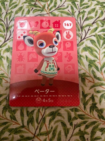 どうぶつの森 amiiboカード ペーター