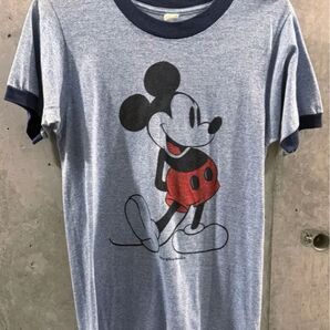 希少 USA製 【80s ~ 70s Disney】 "Mickey Tシャツ