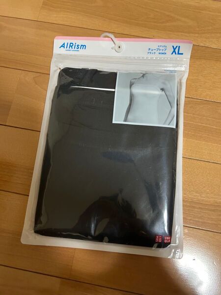 ユニクロ エアリズム チューブトップ ブラック WOMEN XLサイズ