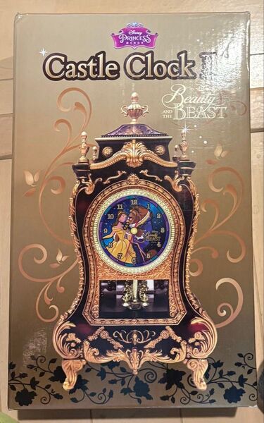 Disney 美女と野獣 Castle Clock 置き時計