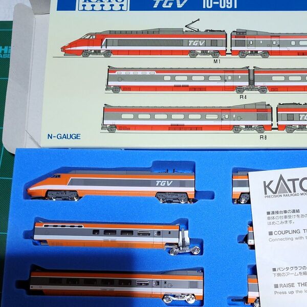 {RWM} 10-091 TGV 6両セット (動力付き) Nゲージ 鉄道模型 KATO (カトー) (19991231)