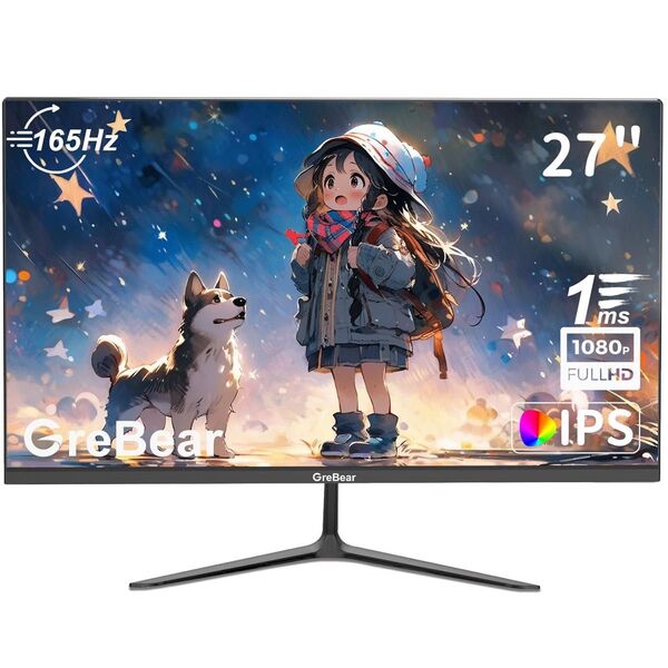ゲーミングモニター 165Hz 27インチ FHD 1920*1080P