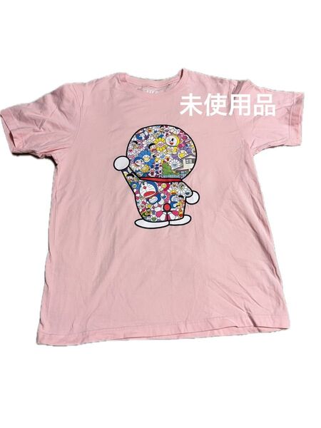 未使用品に近い、ユニクロ×村上隆×ドラえもん UT ピンク Lサイズ 未使用