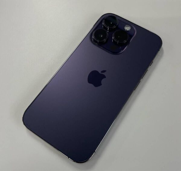 Apple iPhone 14 Pro 128GB MQ0F3J/A A2889 ディープパープル SIMフリー83%