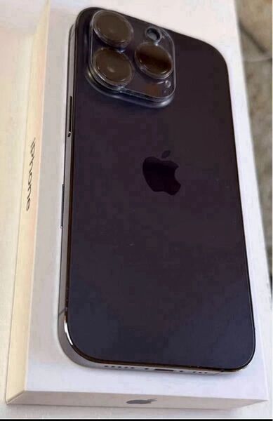 美品 Apple iPhone14 Pro 128GB SIMフリー ディープパープル 付属品全て未使用品