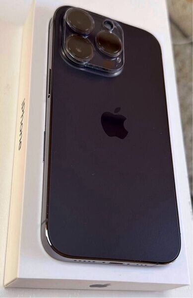 極美品 Apple iPhone14 Pro 128GB SIMフリー ディープパープル 付属品全て未使用品