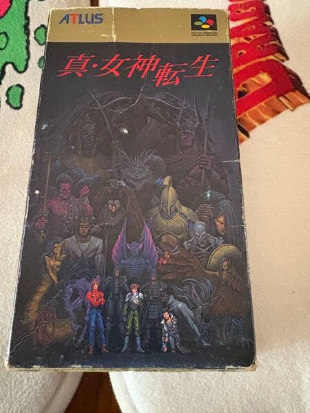 真・女神転生 スーパーファミコン ソフト 箱説ハガキ付き
