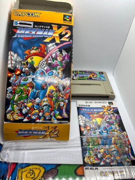 ロックマンX2 スーパーファミコン ソフト 箱説付き SFC CAPCOM カプコン