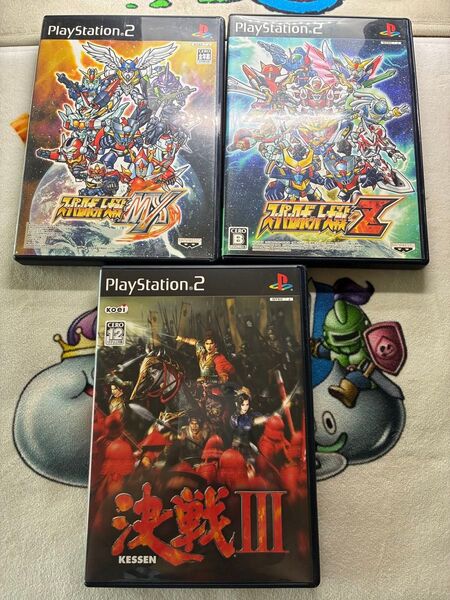 PS2 ソフト3本セット スーパーロボット大戦MX&Z&決戦III 箱説付き