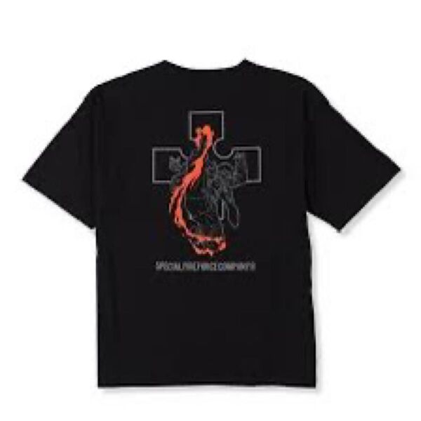 新品 炎炎ノ消防隊 森羅 日下部 半袖 シンラ Tシャツ M 黒