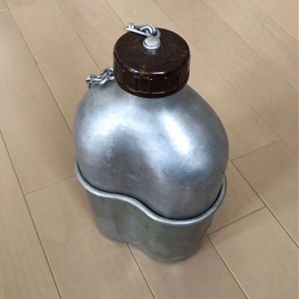 アルミ製 水筒 ボトル ジャグ フランス アンティーク