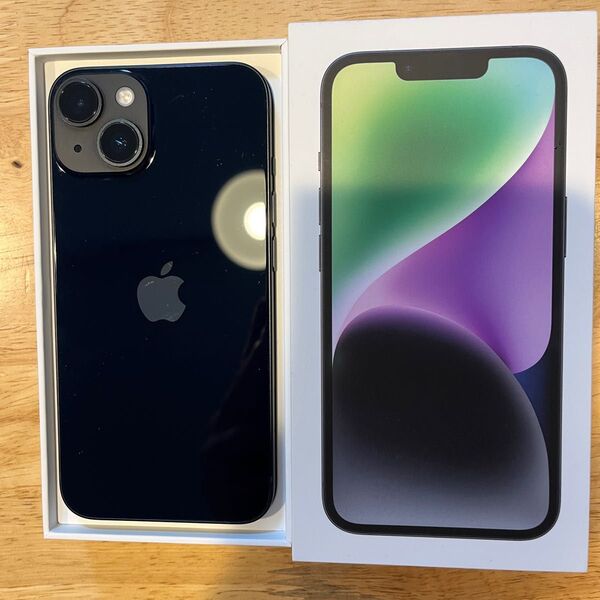 ★超美品☆iPhone14 128GB★バッテリー99%☆ミッドナイト★スマホ本体☆SIMフリー