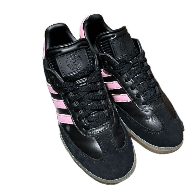 adidas × Samba 27cm 黒ピンクサンバ インテル・マイアミCF INSAMBA INTER MIAMI CF IN