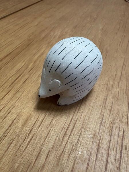 T-LAB ティーラボ ぽれぽれ動物 はりねずみ 木製 置物