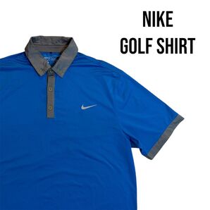 Nike ゴルフシャツ 青