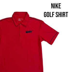 Nike ゴルフシャツ 赤
