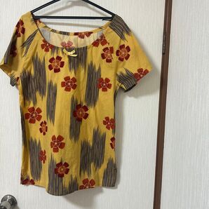 グローリー レディース ミセス プルオーバー チュニック カットソー tシャツ 綿100% M-L