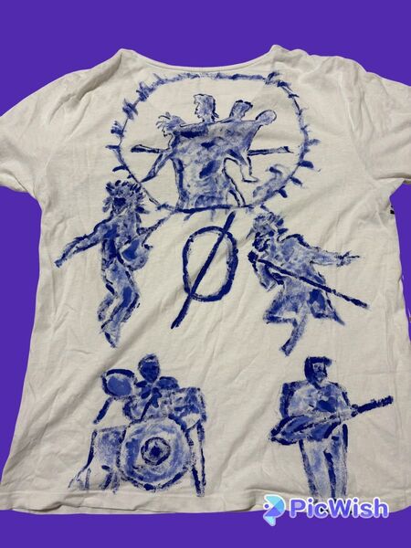 手描き バンドTシャツ ボウイ 布袋寅泰