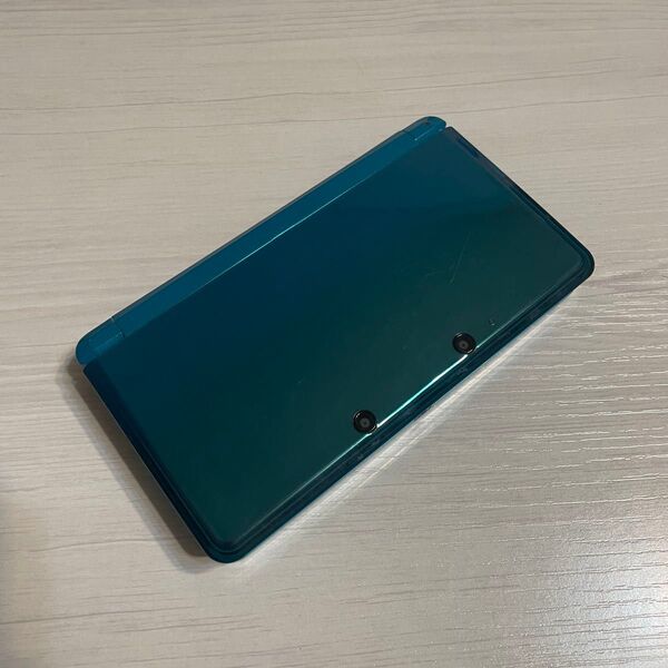 【明日発送可能!】ニンテンドー3DS アクアブルー 本体 とびだせどうぶつの森カセット付き タッチペン 充電器つき