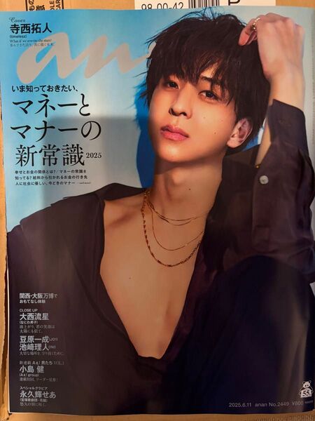 anan アンアン 寺西拓人 ananアンアン