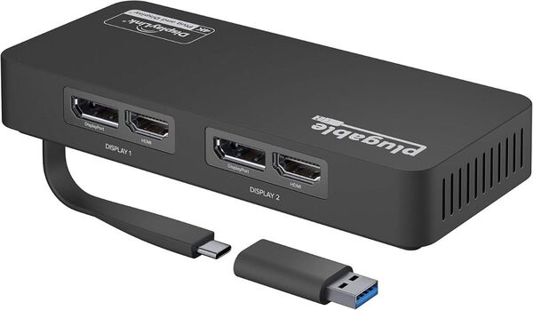 plugable USB Dual 4K Display Adapter DisplayLink その2