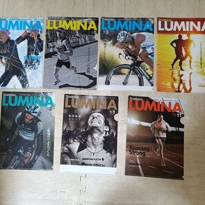 クリアファイル、雑誌トライアスロンLUMINA付録品 7枚セット