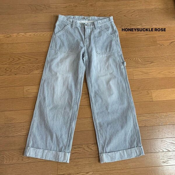HONEYSUCKLE ROSE ヒッコリー ペインターデニム ロールアップ 30
