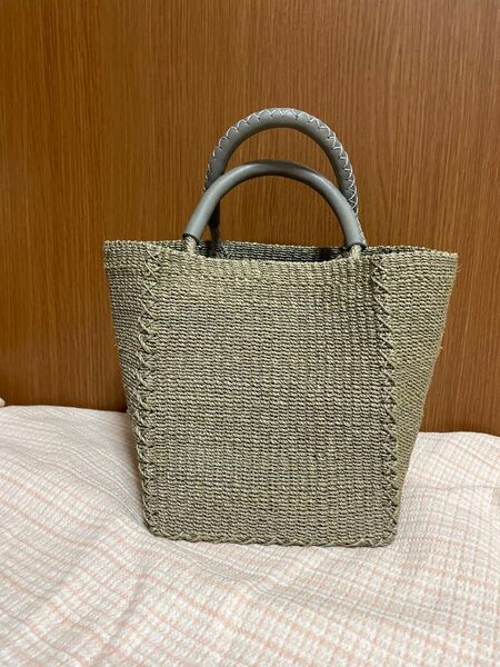 ユナイテッドアローズ ABACA カゴバッグ スクエアトート