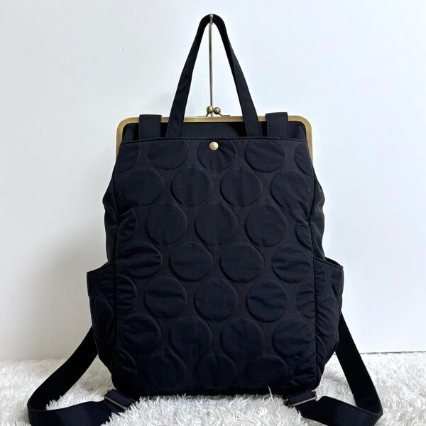 【美品】 AYANOKOJI BLACK LABEL がま口 トート リュック