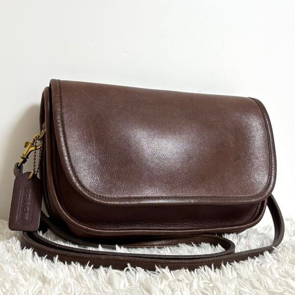 COACH オールドコーチ ショルダーバッグ クロスボディ オールレザー