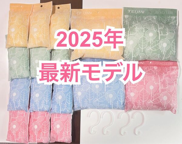 セール 帝人 除湿剤 消臭 最新モデル 大4個 スリム 12個 フック4個 ☆。.:*・゜説明書付き