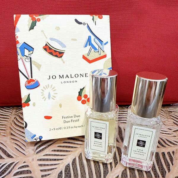 【新品未使用】ジョー マローン フェスティブ デュオ・ファー & アルテミシア コロン 9ml・オレンジビターコロン 9ml