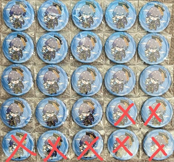 にじさんじ グリッター缶バッジ グリ缶 2周年 Dytica 小柳 ロウ SD