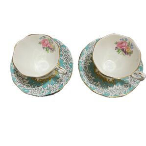 ROYAL ALBERT ミランダ Kerr カップ&ソーサー 2客セット