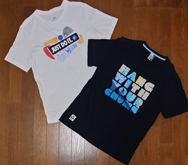 NIKE × CHUMS Tシャツ2枚セット M相当 ロゴプリント