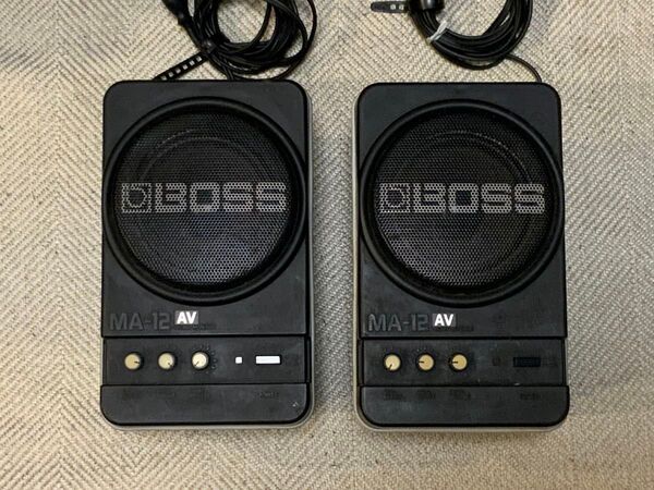 BOSS MA-12 AV モニタースピーカー 2個セット
