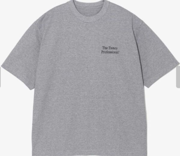 エンノイ S/S Border T-Shirts グレー L
