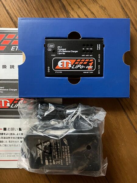 箱無し ET1 ETLC1EG LiPoバッテリー用充電器 LiPo-one 1EG