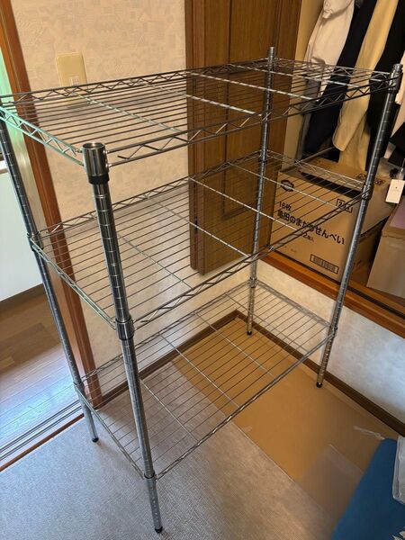 【銀ラック】【家具】【収納】3段スチールラック メタルラック 収納棚 整理棚 幅90