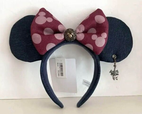 新品 美品 東京ディズニーランド ウエスタンランド デニム ミニー カチューシャ