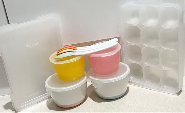 リッチェルはじめての離乳食カップ&フリージングブロックトレーセット