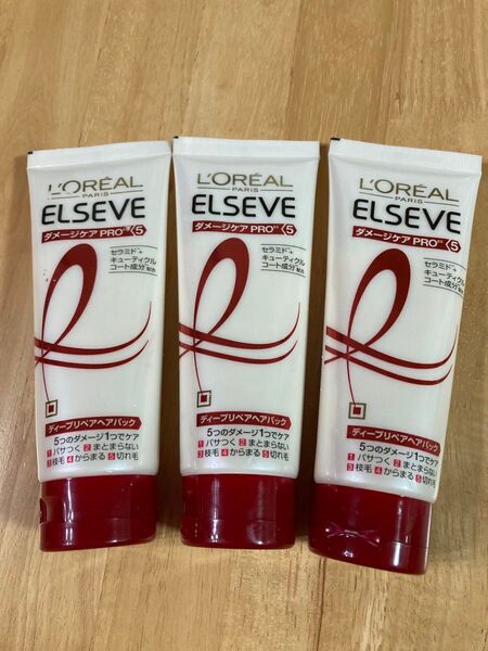 ロレアル パリ エルセーヴ ダメージケアPRO ディープリペアヘアパック 100g×3個セット