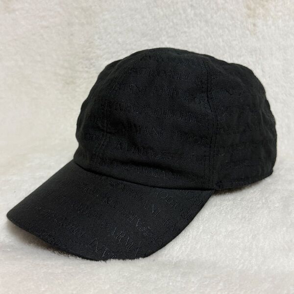アルマーニ★キャップ★黒系★美品