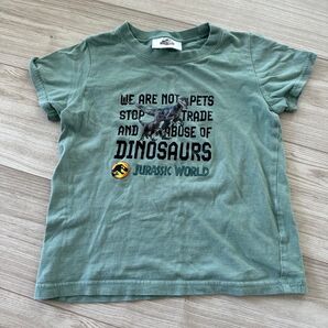 ジュラシックワールド Tシャツ キッズ 110 グリーン系