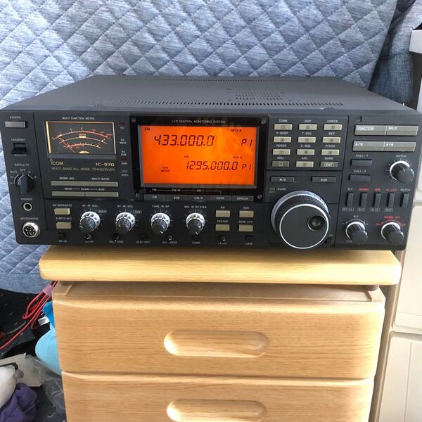 ICOM アイコム IC-970 トランシーバー 1200MHz + UX-R96 レシーバーユニット 実装機 元箱 取説付
