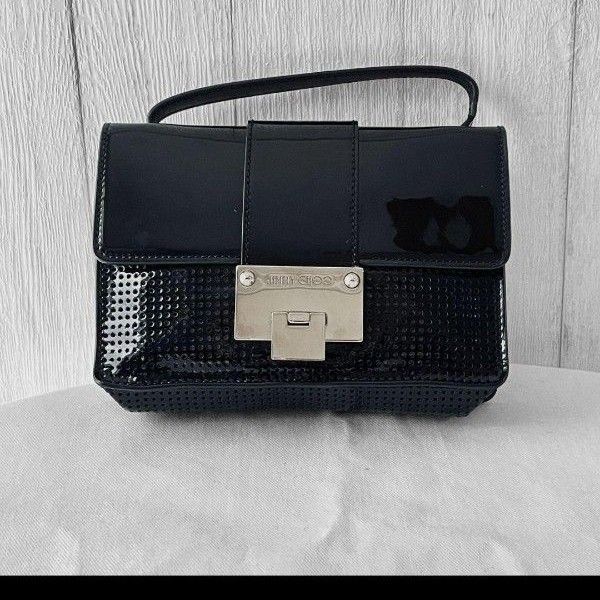 JIMMY CHOO ジミーチュウ ショルダーバッグ ブラック