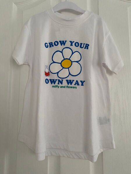 Tシャツ ワンピース ミッフィ ワンピ 100サイズ キッズ miffy ホワイト 白 タグ付き 綿100