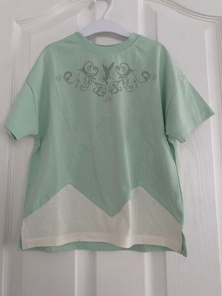 Tシャツ ティンカーベル Disney ディズニー 半袖 綿100 110サイズ グリーン タグ付き