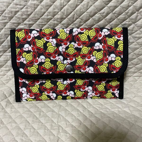 ハンドメイド 母子手帳ケース マルチケース ヒスミニ